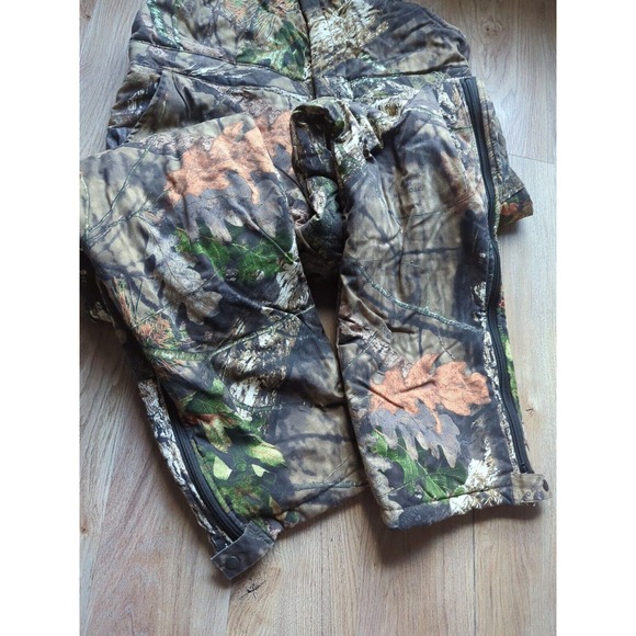 Scent Blocker Real Tree Camo Quilt Lined Hunting Bibs Mens XL Extra Large - Picture 2 of 12